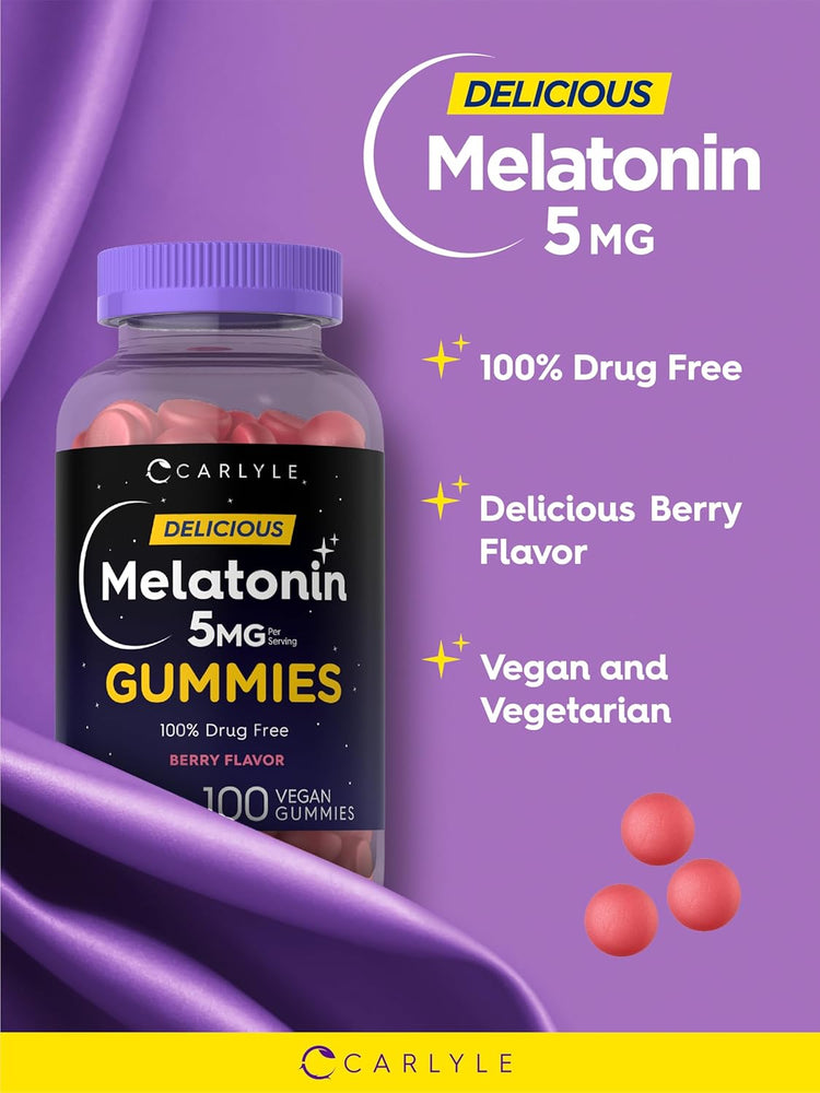 Melatonina 5mg por porção | 100 Gummies