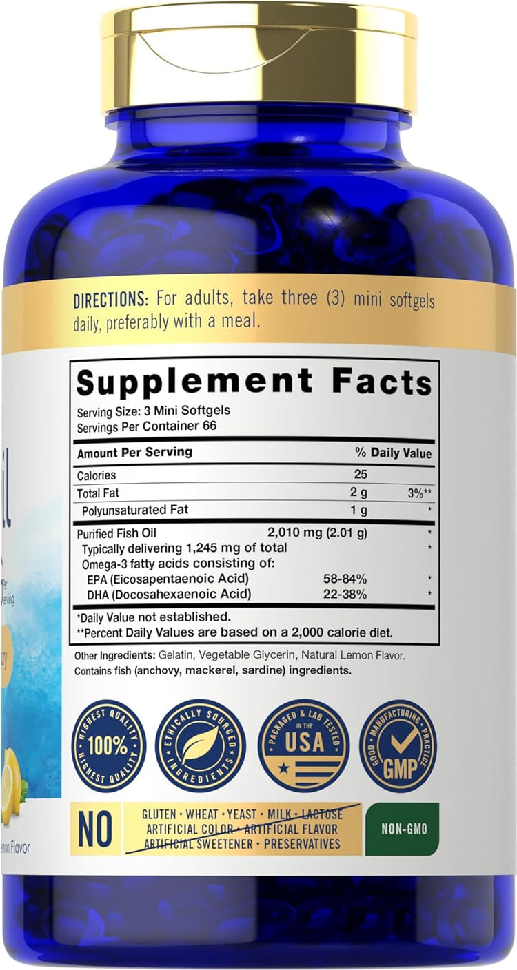 Omega-3 2010mg per porzione | 200 Softgels