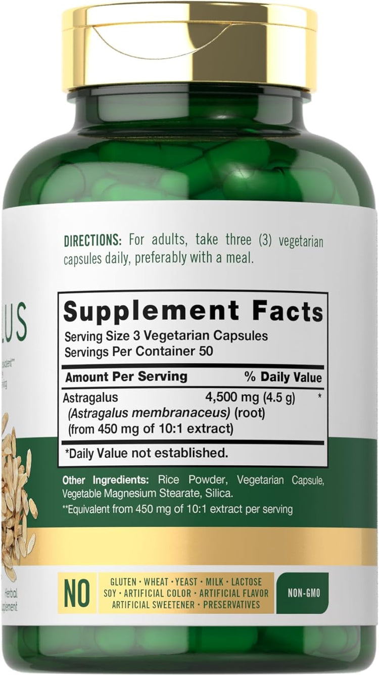 Astragalus Root 4500mg per serving | 150 Capusles