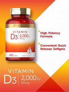 Vitamin D-3 2000 IU | 400 Softgels