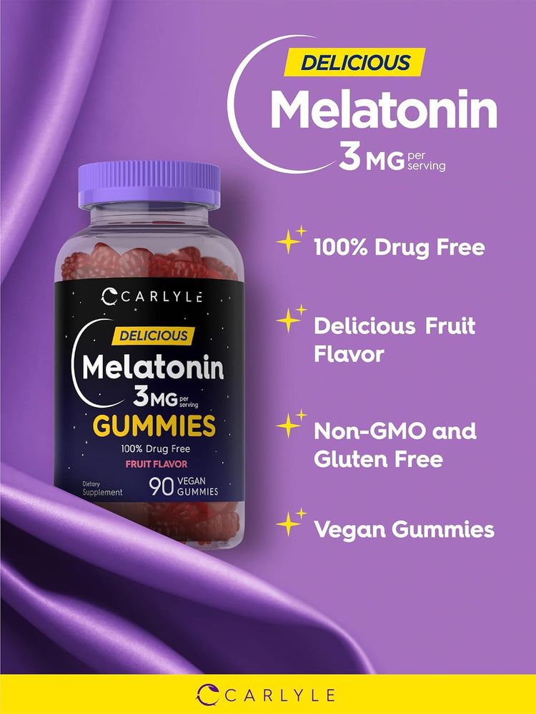 Mélatonine 3mg par portion | 90 Gummies