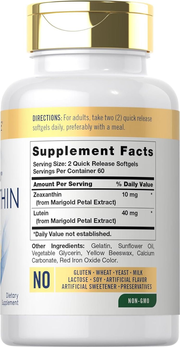 Zeaxanthin 10mg per serving | 120 Softgels