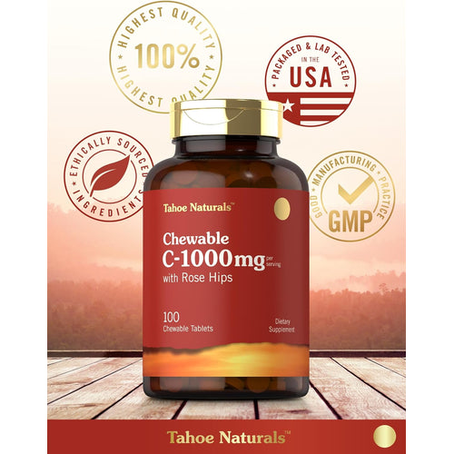 View 5 Vitamin C 1000mg pro Portion | 100 Kaubare Tabletten