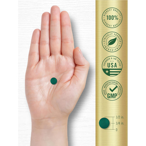 View 7 Espirulina Orgánica 3500mg por porción | 500 Comprimidos