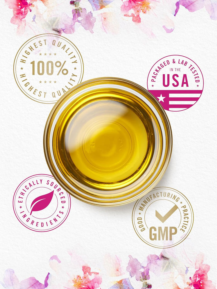 Infographic stating highest quality, 100% packaged and lab tested in the USA, ethically sourced ingredients, and GMP certified.