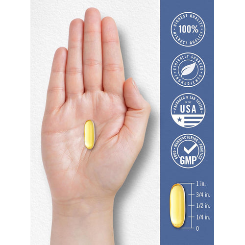 View 8 Óleo de Peixe 2000mg por porção | 90 Cápsulas Gelatinosas