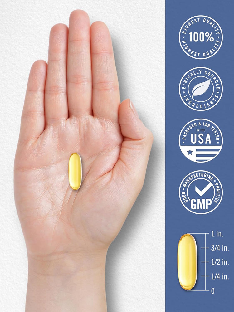 Fish Oil 2000mg per serving | 90 Odorless Softgels