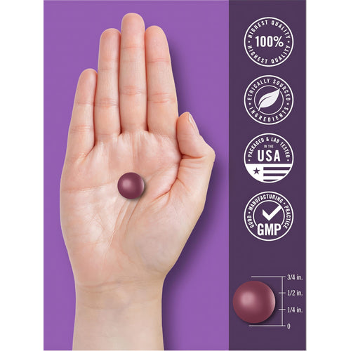 View 7 Melatonin gummy (1/2 in) on hand. Highest quality, ethically sourced, USA packaged and lab tested, GMP certified.