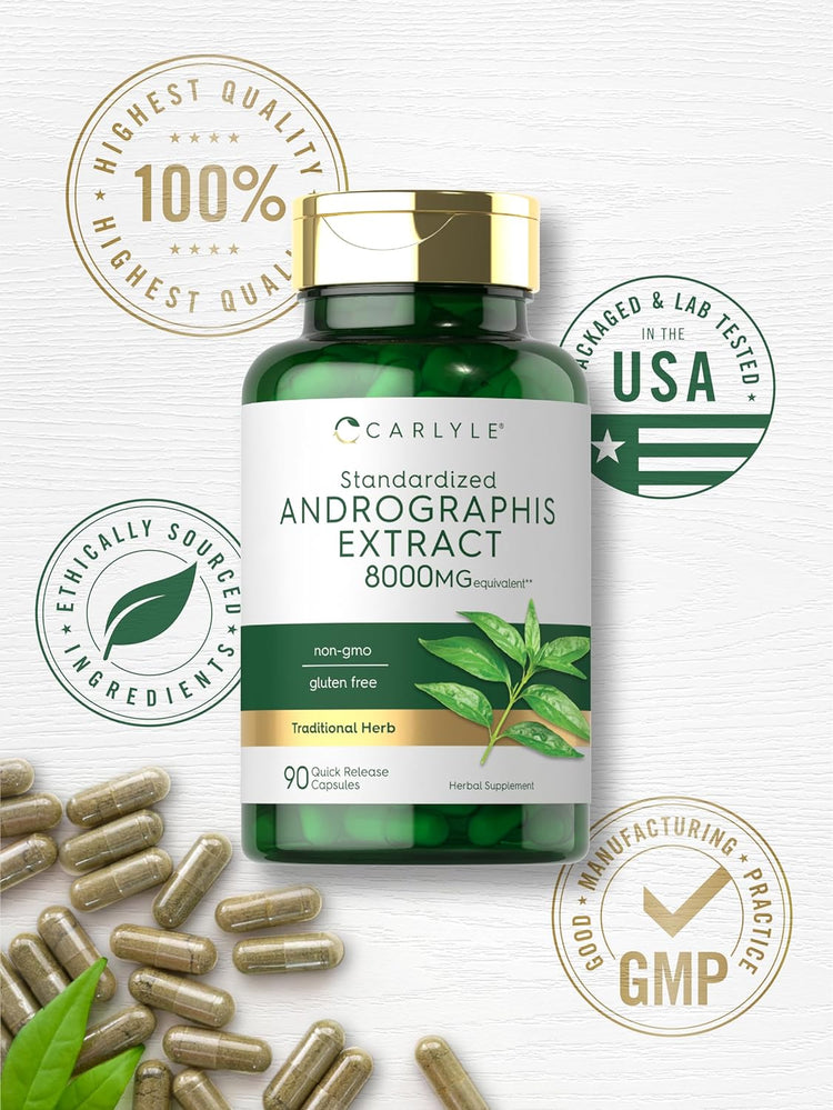 Andrographis Paniculata 8000mg | 90 Capsules