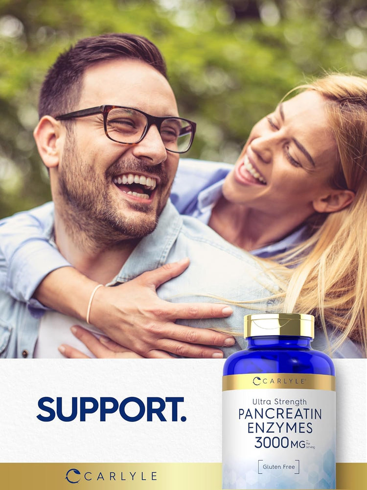 Pancreatin Digestive Enzymes 3000mg per serving | 250 Caplets