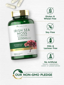 Irish Sea Moss 2250mg | 150 Capsules