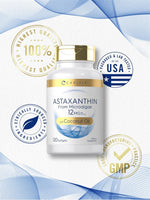 Load image into Gallery viewer, Astaxanthin 12mg with Coconut Oil | 120 Softgels
