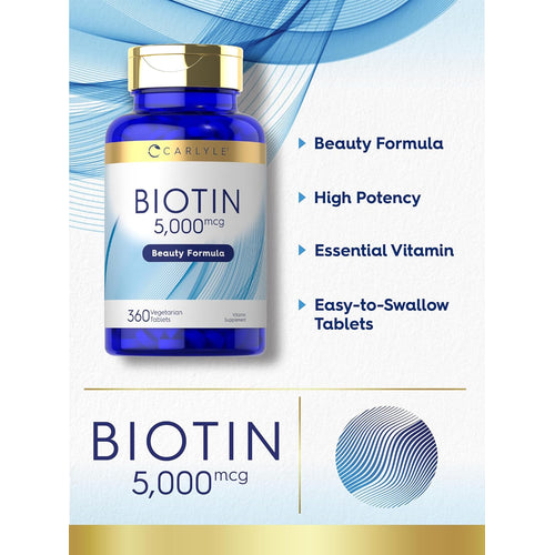 View 10 Biotin 5000mcg | 360 Tablets