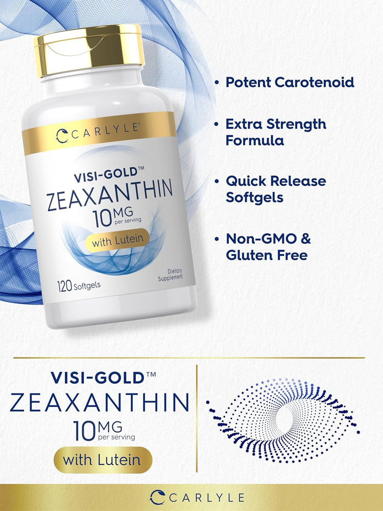 Zeaxanthin 10mg per serving | 120 Softgels