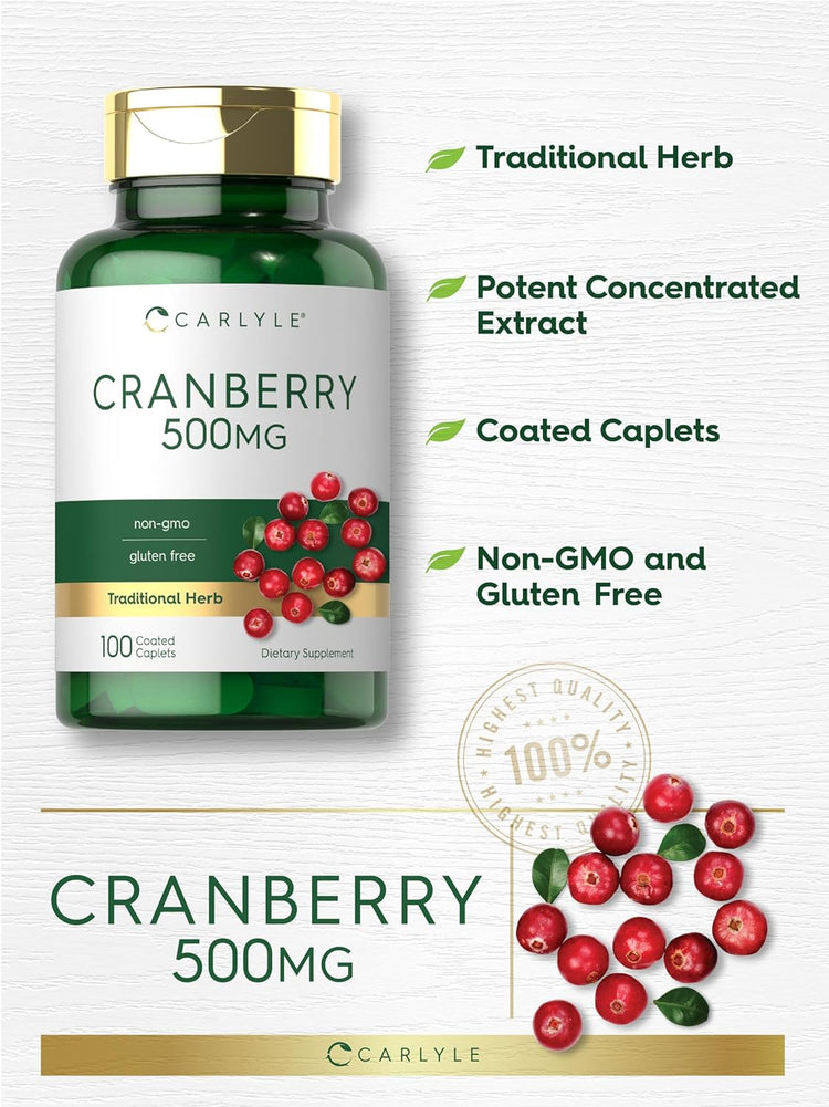 Cranberry 500mg | 100 Caplets