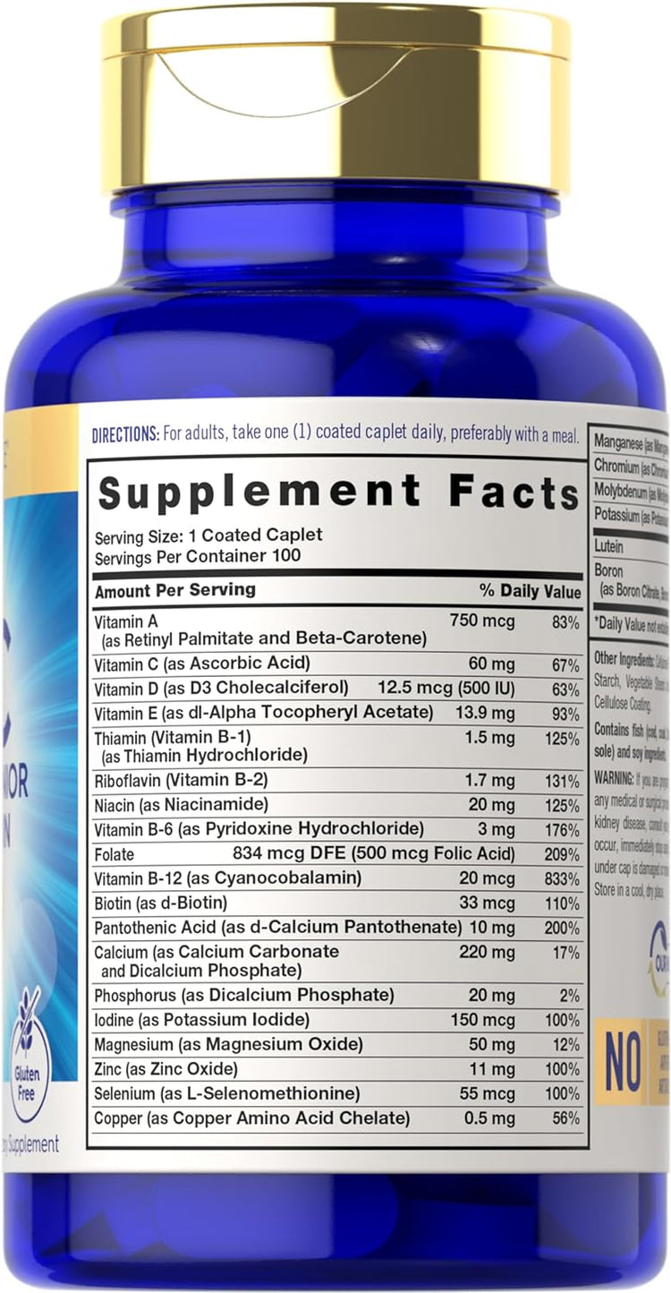 Multivitamin for Seniors | 100 Caplets