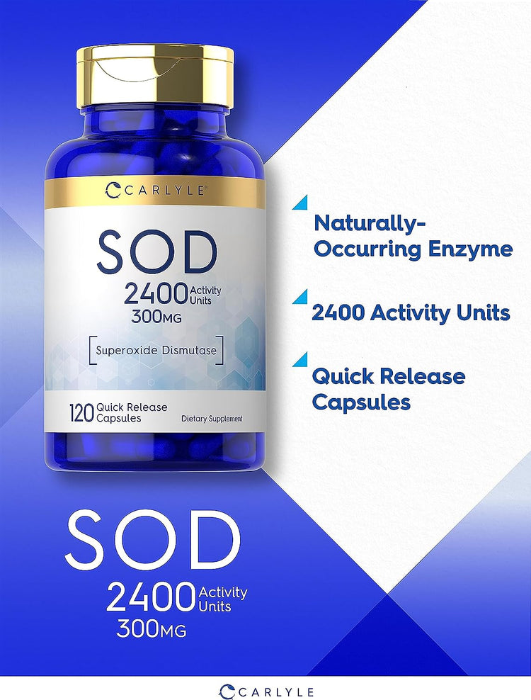 SOD 300mg | 120 Cápsulas