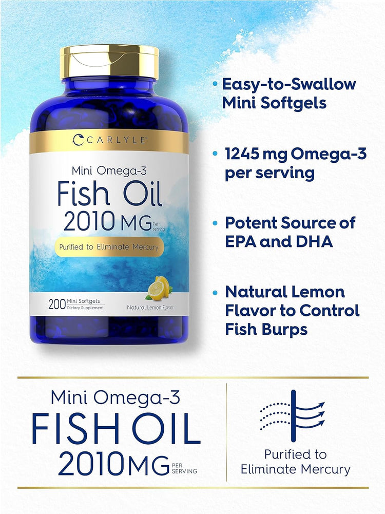 Omega-3 2010mg per porzione | 200 Softgels