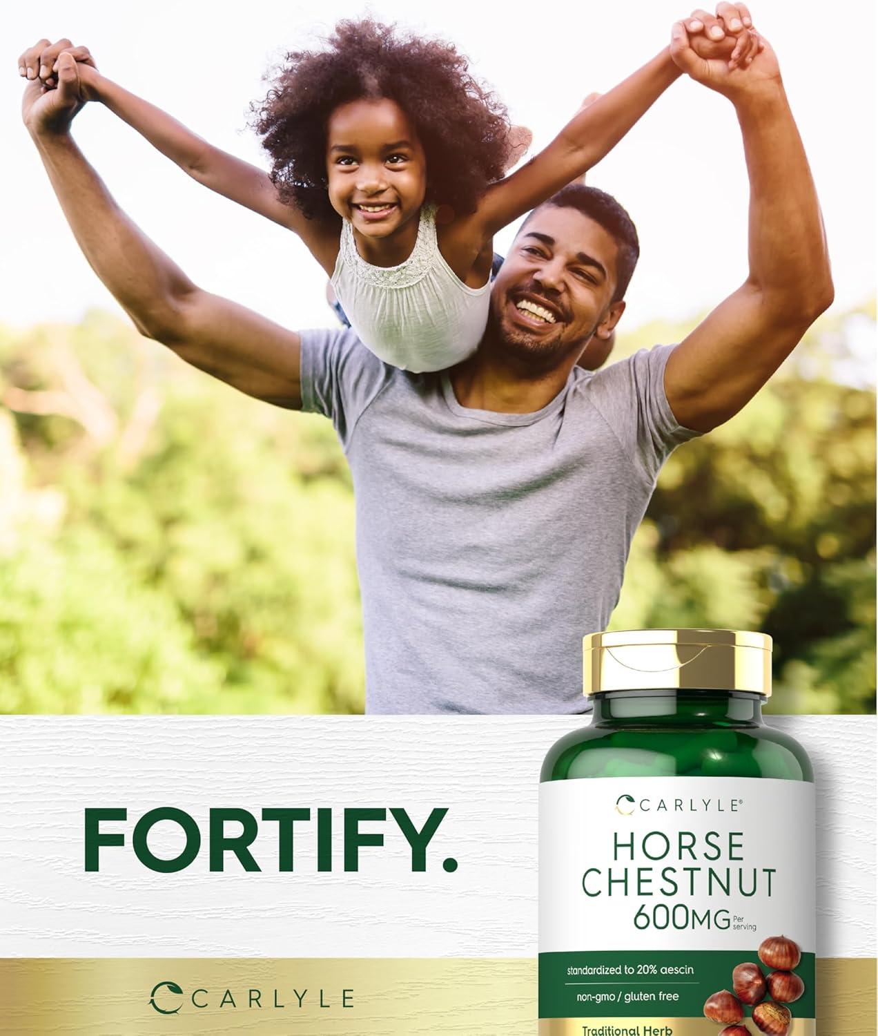 Horse Chestnut 600mg | 180 Capsules