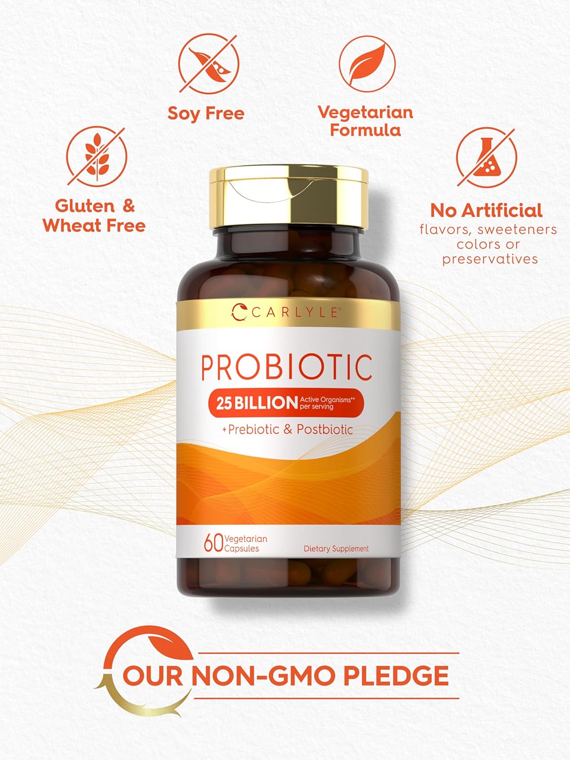 Prebiotic & Probiotic 25 Billion CFU | 60 Capsules