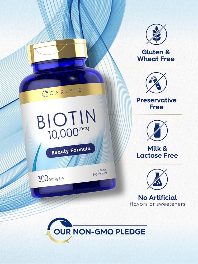 Biotina 10000mcg | 300 Softgels