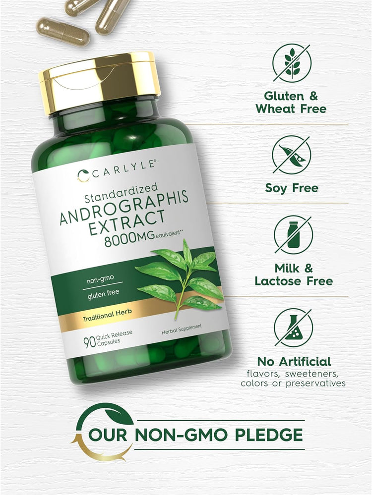 Andrographis Paniculata 8000mg | 90 Kapseln