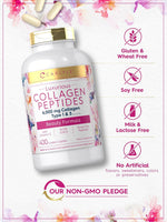 Load image into Gallery viewer, Collagen Peptides 6000 mg With Vitamin C | Type 1 and 3 | 400 Caplets
