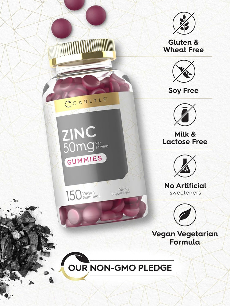 Zinco 50mg por porção | 150 Gomas