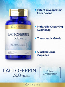 Lactoferrin 300mg | 60 Capsules