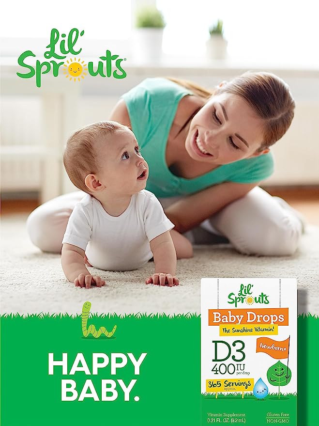 Vitamina D-3 per bambini 400IU | 0.31oz Liquido