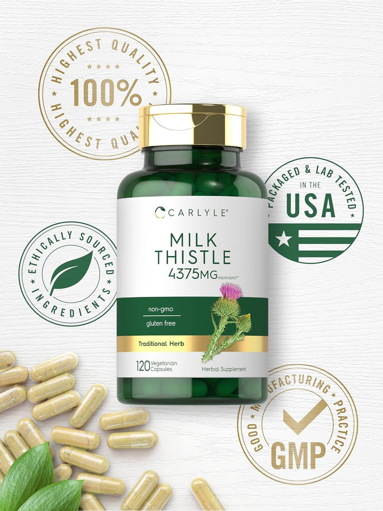 Milk Thistle 4375mg | 120 Capsules