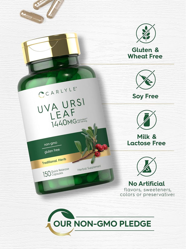 Uva Ursi 1440mg por porção | 150 Cápsulas