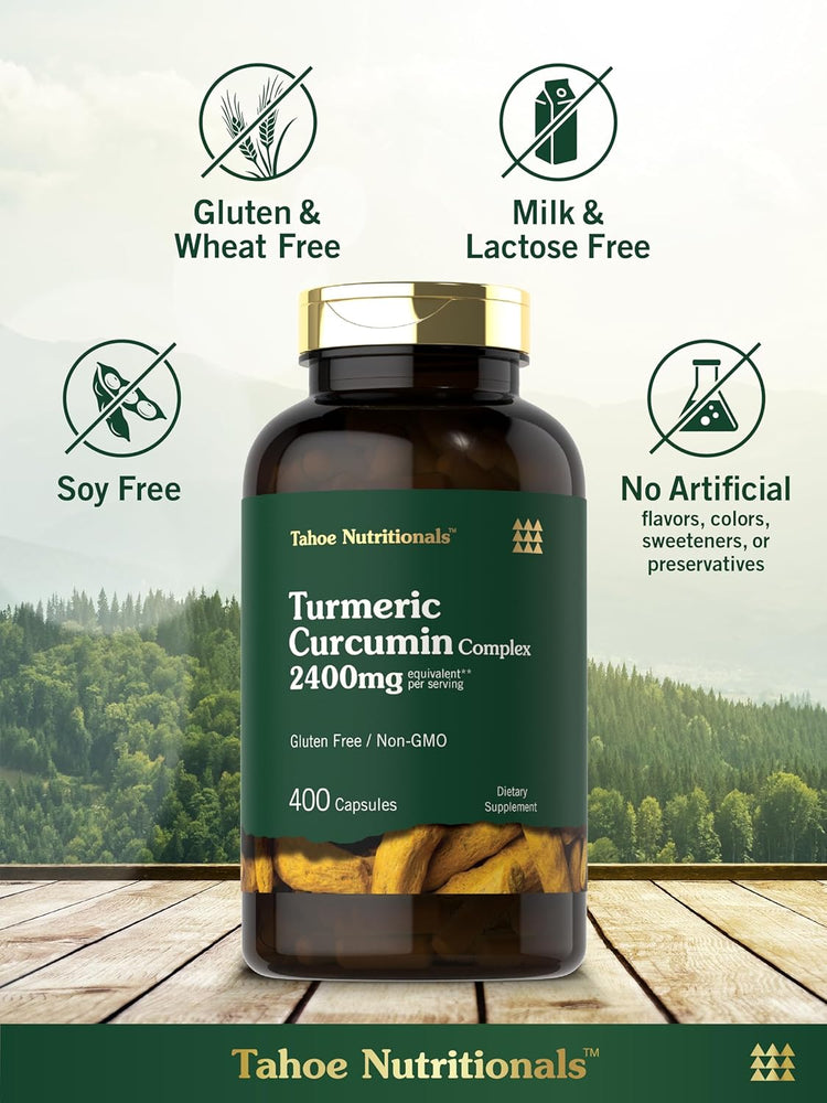 Curcumina di Curcuma 2400 mg per porzione | 400 Capsule