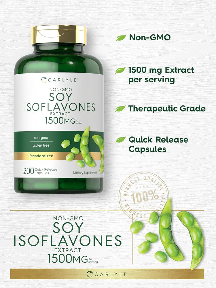 Soja-Isoflavone 1500mg pro Portion | 200 Kapseln