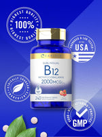 Load image into Gallery viewer, Vitamin B-12 2000mcg | 240 Tablets
