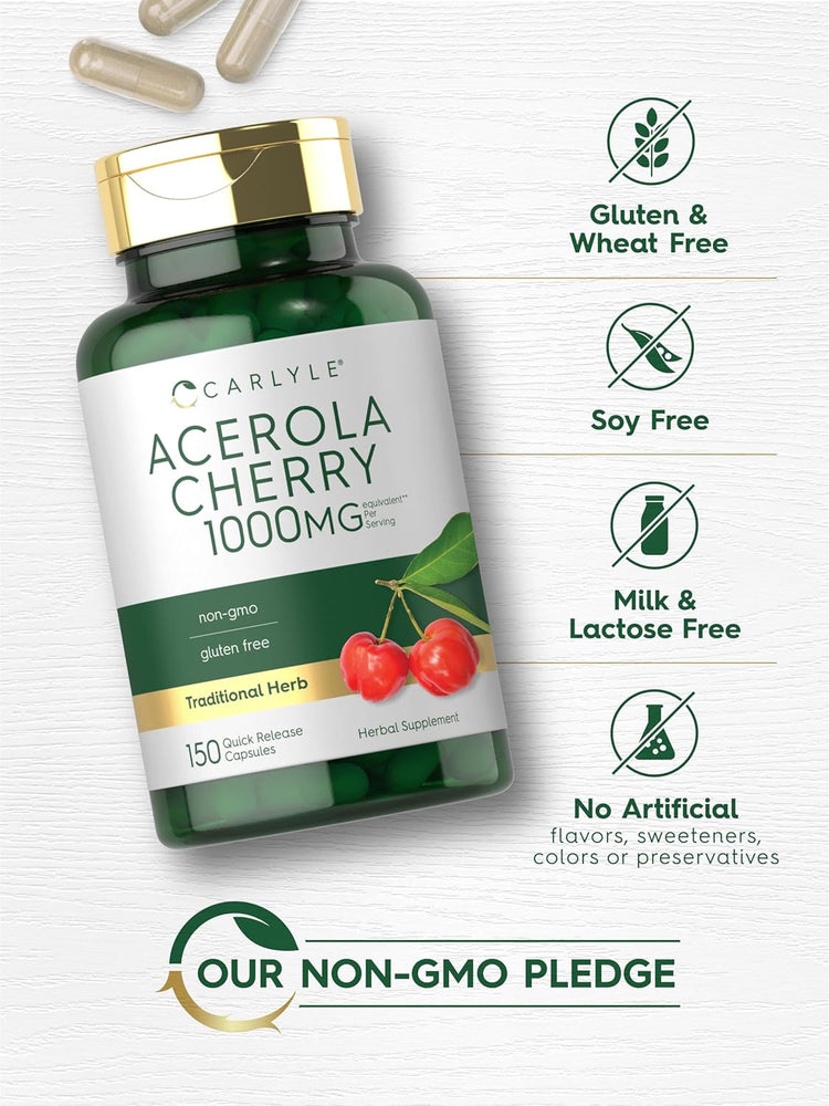 Acerola Cherry 1000mg per serving | 150 Capsules