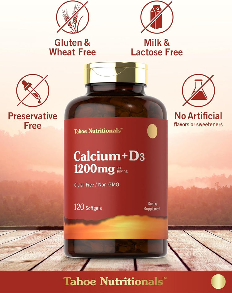 Calcium mit Vitamin D | 120 Weichkapseln