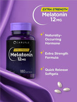 Load image into Gallery viewer, Melatonin 12 mg | 180 Softgels

