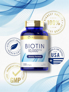 Biotin 10,000mcg | 300 Softgels