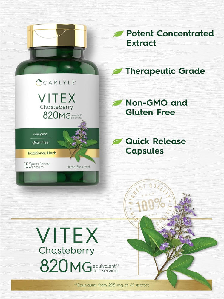 Vitex 820mg | 150 Capsules