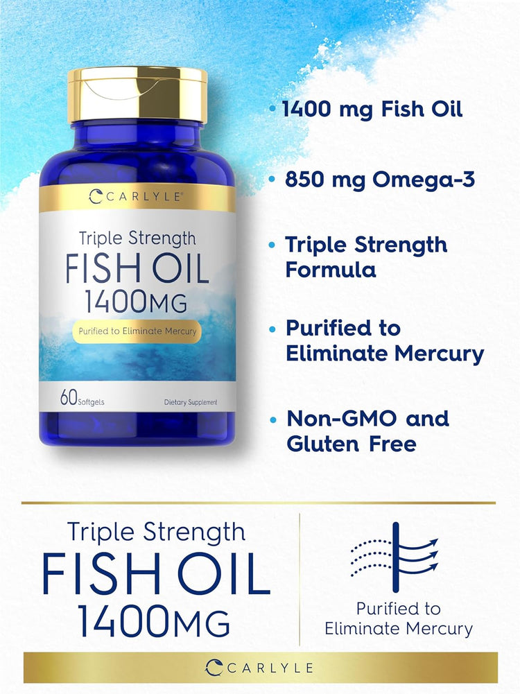 Olio di Pesce 1360mg | 60 Softgel