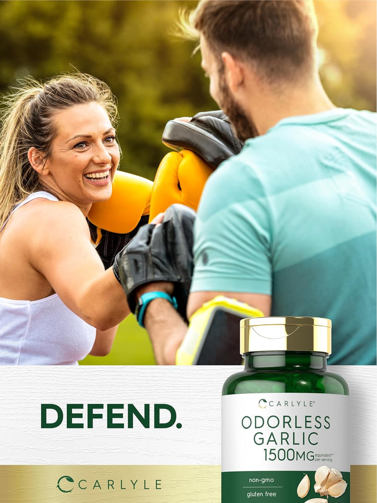 Odorless Garlic 1500mg per serving | 250 Softgels