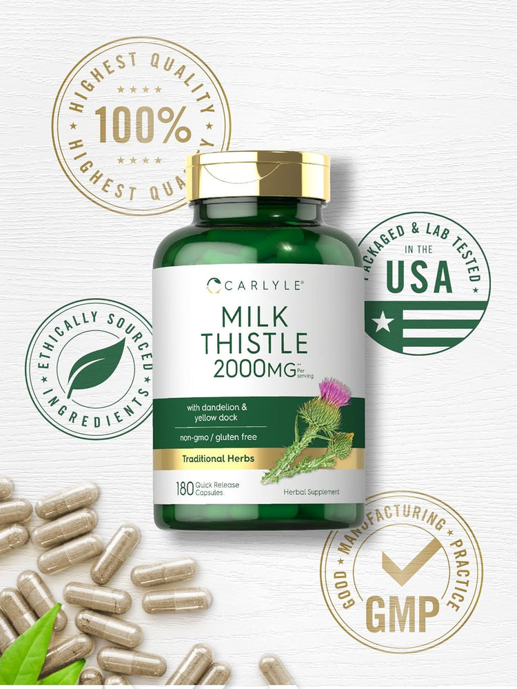 Milk Thistle Complex 2000mg per serving | 180 Capsules