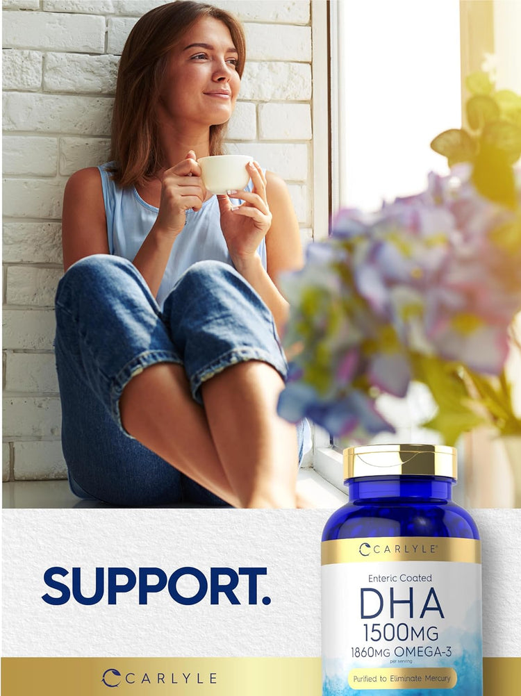 DHA 1500 mg par portion | 180 gélules