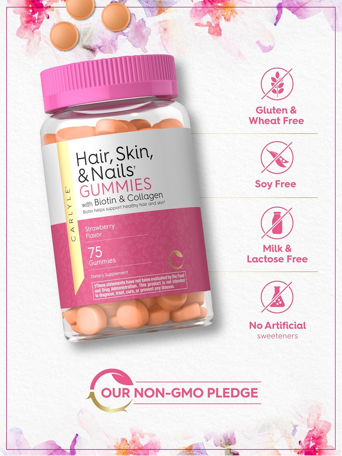 Hair, Skin & Nails | 75 Gummies