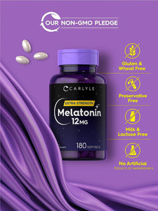 Melatonin 12 mg | 180 Softgels