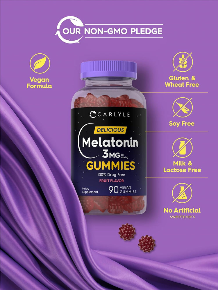 Melatonin 3mg per serving | 90 Gummies