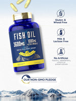 Load image into Gallery viewer, Fish Oil 3600mg | 1080mg Omega 3 | 120 Softgels
