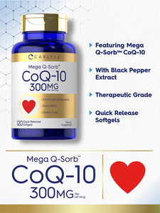 CoQ10 300mg | 120 Softgels