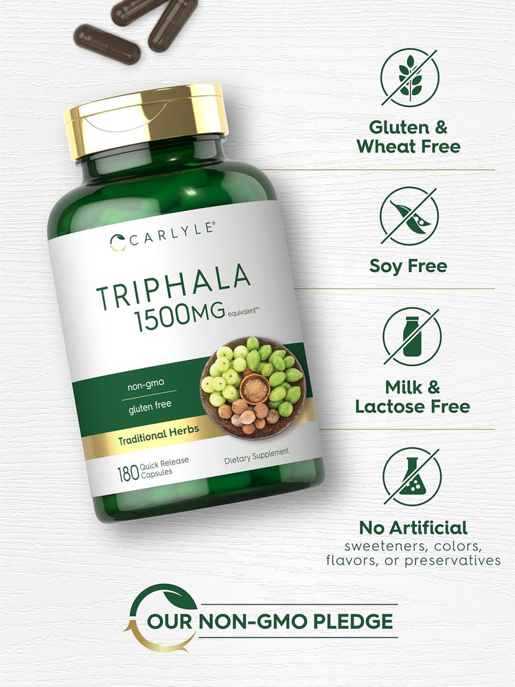 Triphala 1500mg | 180 Capsule